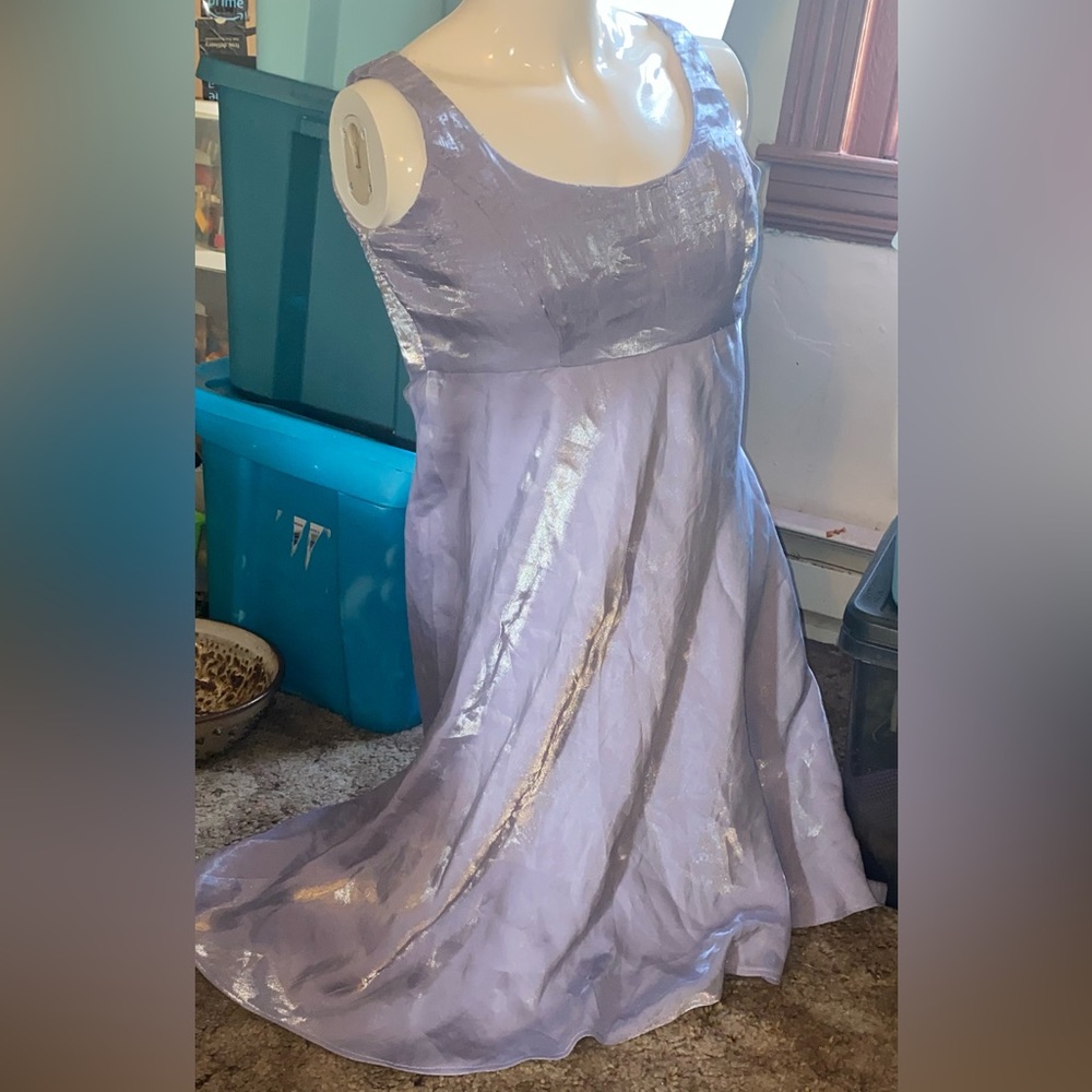 Beautiful vintage Alex Evenings purple iridescent dress